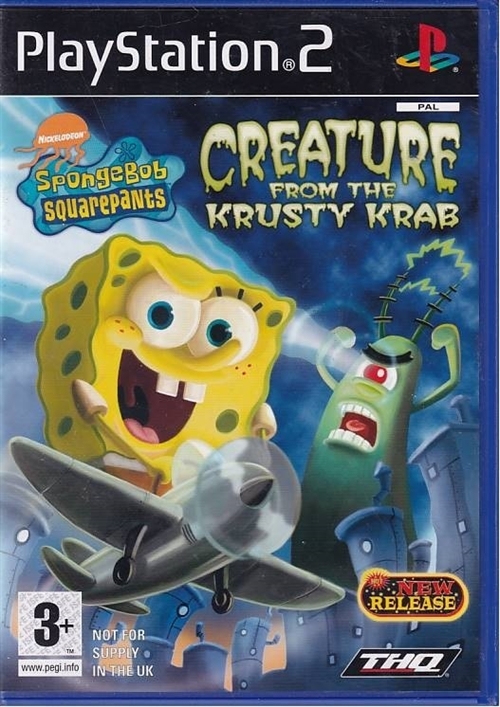 SpongeBob SquarePants: Creature from the Krusty Krab - PS2 (B Grade) (Genbrug)